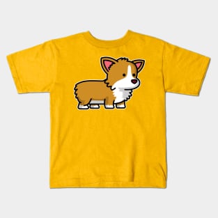 Cute Little Corgi Kids T-Shirt